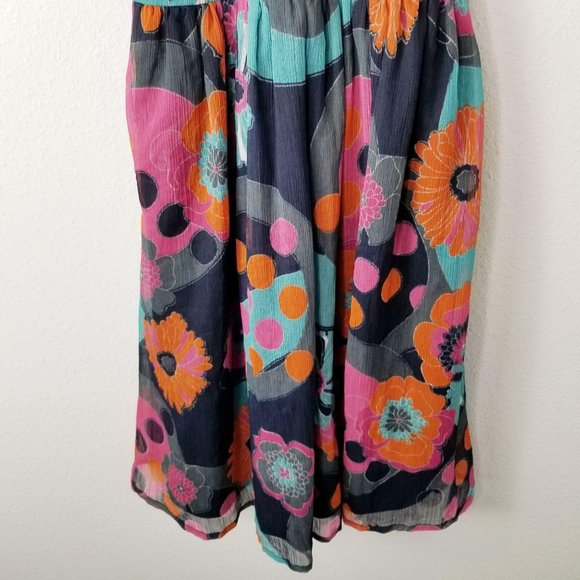 Fire Los Angeles Floral Fit and Flare Mini Dress - Picture 3 of 11